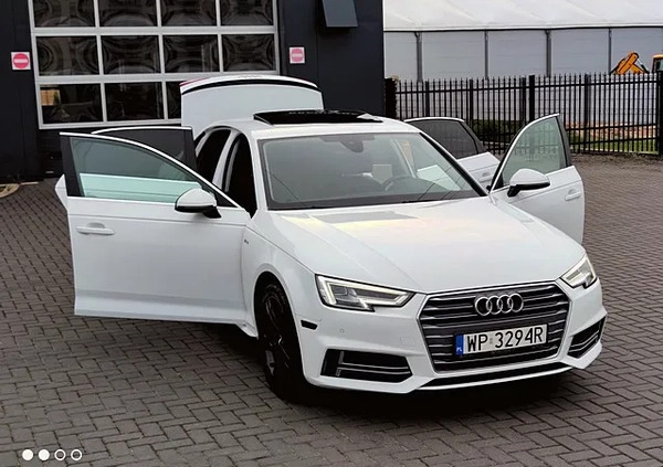 Audi A4 cena 89800 przebieg: 57000, rok produkcji 2018 z Płock małe 704